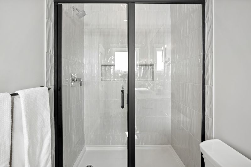 Modern Shower with Glass Walls